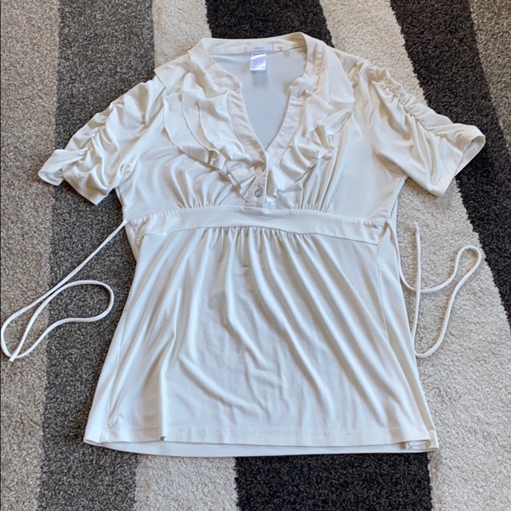 😎 Cream cute top